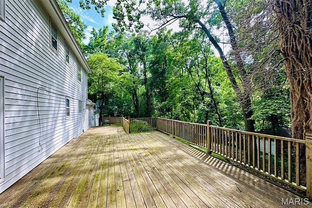 67 Kings Dr, Florissant, MO 63034 - view of wooden terrace