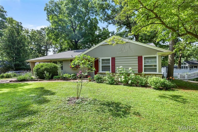 450 Forest Green Dr, Webster Groves, MO 63119 - view of ranch-style house