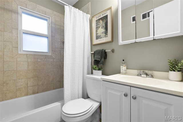 450 Forest Green Dr, Webster Groves, MO 63119 - bathroom featuring vanity and shower / bath combination with curtain