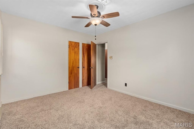 201 E Old Route 66, Mount Olive, IL 62069 - carpeted empty room with ceiling fan and baseboards