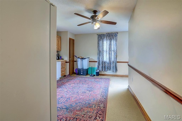 6048 La Chateau Ct, Saint Louis, MO 63129 - hallway with light colored carpet and baseboards