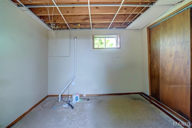 6048 La Chateau Ct, Saint Louis, MO 63129 - basement featuring baseboards