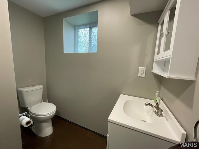 218 W 6th St, Hermann, MO 65041 - bathroom with toilet and vanity