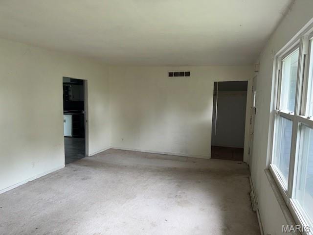 207 Hunter St, Lebanon, IL 62254 - empty room with baseboards and light colored carpet