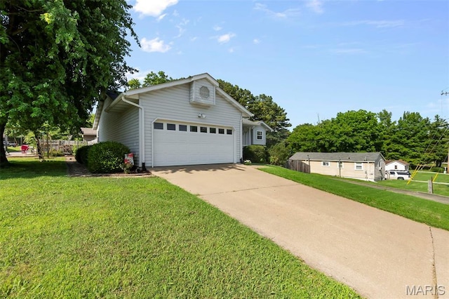 1802 Old Cape Rd, Jackson, MO 63755 - view of front of home featuring a garage and concrete driveway