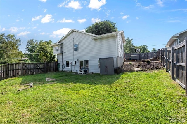 1802 Old Cape Rd, Jackson, MO 63755 - rear view of house featuring a fenced backyard