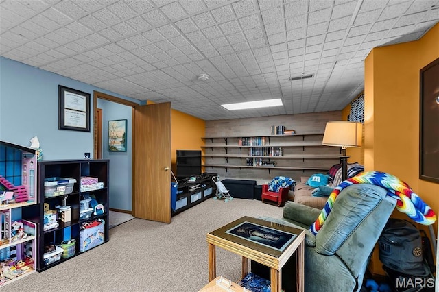 1802 Old Cape Rd, Jackson, MO 63755 - living area with carpet flooring