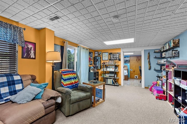 1802 Old Cape Rd, Jackson, MO 63755 - living area featuring carpet flooring
