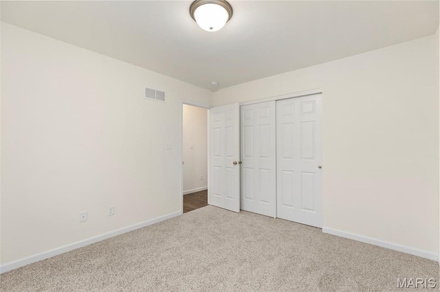 262 Liberty Valley Dr, Foristell, MO 63348 - unfurnished bedroom featuring carpet and a closet