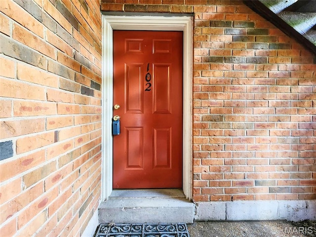 1924 Greenglen Dr Unit 102, Kirkwood, MO 63122 - doorway to property featuring brick siding