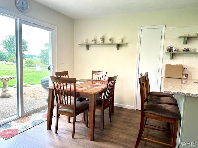 256 Black Oak Trl, Jackson, MO 63755 - dining area with wood finished floors