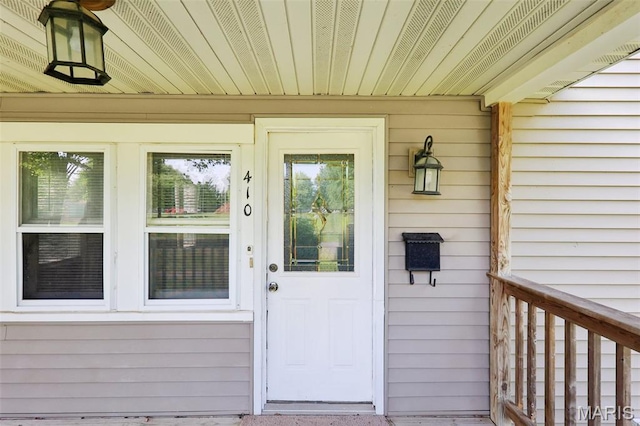 410 W Easton St, Gillespie, IL 62033 - doorway to property
