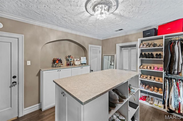 1259 Hampton Park Dr, Richmond Heights, MO 63117 - spacious closet featuring dark wood-style flooring