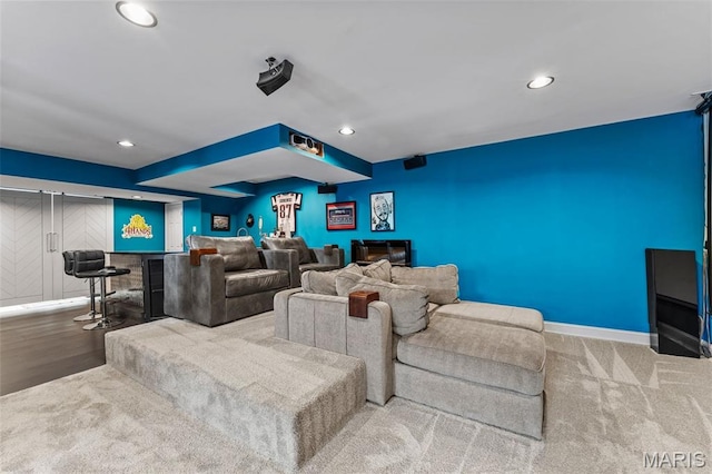 1259 Hampton Park Dr, Richmond Heights, MO 63117 - cinema featuring recessed lighting and bar area