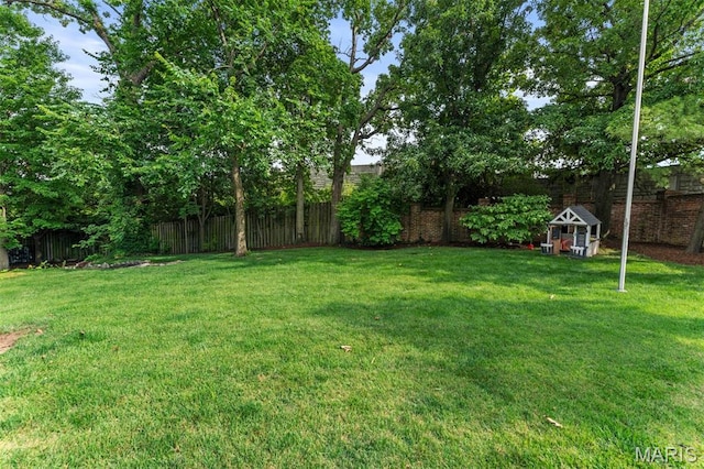 1259 Hampton Park Dr, Richmond Heights, MO 63117 - view of fenced backyard