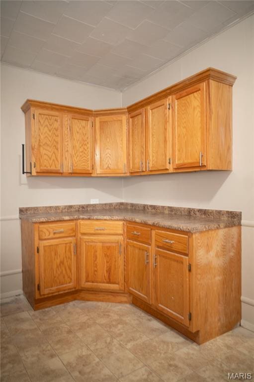 503 N Meramec St, St James, MO 65559 - kitchen featuring brown cabinets