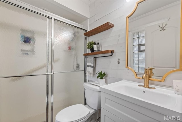 1715 Pine Hill Dr, Des Peres, MO 63131 - full bathroom with vanity and a stall shower