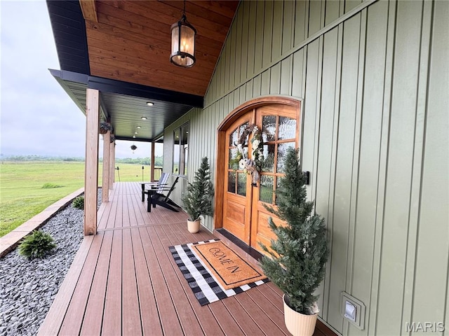 14005 Osage Dr, New London, MO 63459 - porch with french doors