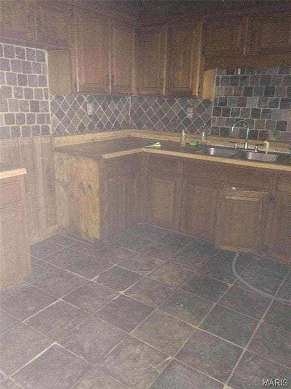 2794 US Highway 160, Doniphan, MO 63935 - kitchen featuring dark tile patterned floors