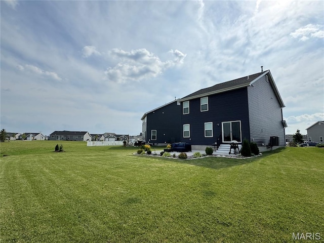 130 Baycrest Ct, Saint Charles, MO 63301 - back of house with a lawn and a patio