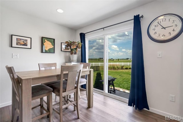 130 Baycrest Ct, Saint Charles, MO 63301 - dining room featuring wood finished floors and recessed lighting