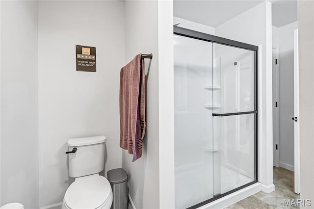130 Baycrest Ct, Saint Charles, MO 63301 - bathroom with toilet and a shower stall