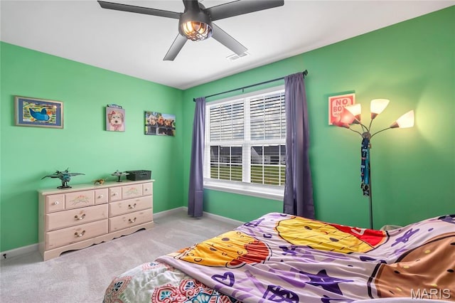 130 Baycrest Ct, Saint Charles, MO 63301 - bedroom featuring carpet floors and ceiling fan