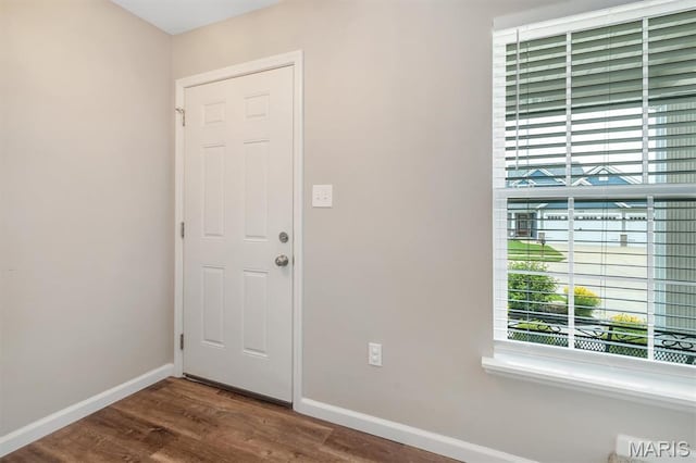 1424 Cortez Dr, Hillsboro, MO 63050 - entrance foyer featuring baseboards and wood finished floors