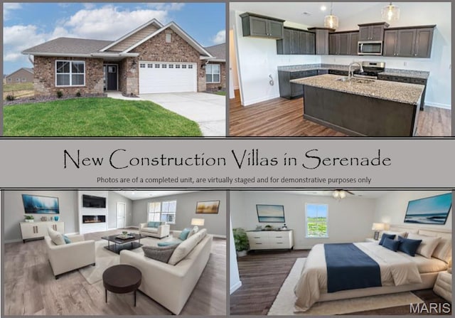9 Sonata Ln, Troy, IL 62294 - view of a document with a collage of images