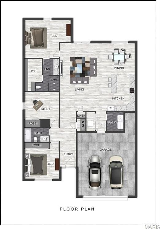 9 Sonata Ln, Troy, IL 62294 - view of home floor plan