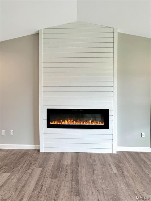 9 Sonata Ln, Troy, IL 62294 - detailed view of a large fireplace and wood finished floors