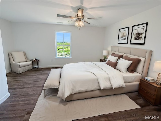 9 Sonata Ln, Troy, IL 62294 - bedroom featuring wood finished floors and a ceiling fan