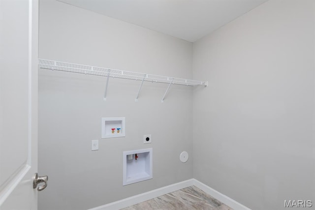 9 Sonata Ln, Troy, IL 62294 - washroom featuring electric dryer hookup and washer hookup