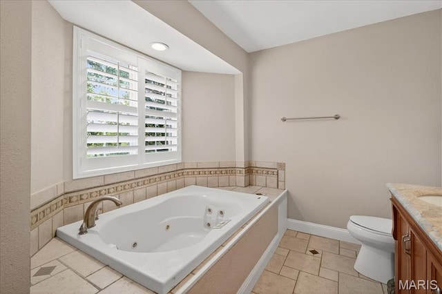 6521 Woodland Dr, Cedar Hill, MO 63016 - full bath with a tub with jets and vanity