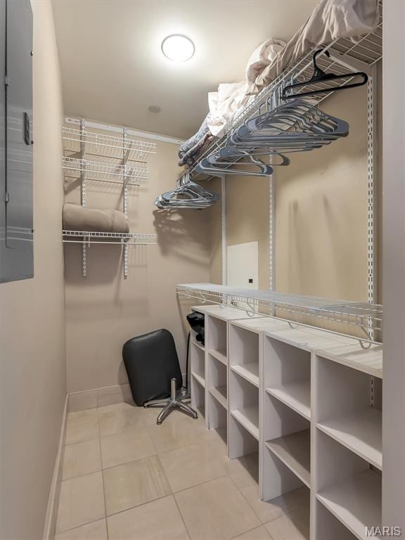 314 N Broadway Unit 1107, Saint Louis, MO 63102 - spacious closet featuring tile patterned flooring