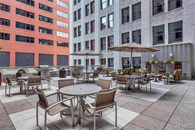 314 N Broadway Unit 1107, Saint Louis, MO 63102 - view of patio featuring grilling area