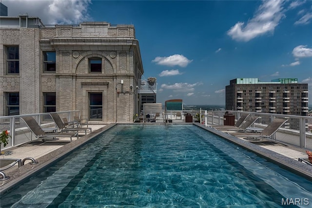 314 N Broadway Unit 1107, Saint Louis, MO 63102 - view of swimming pool featuring a patio area