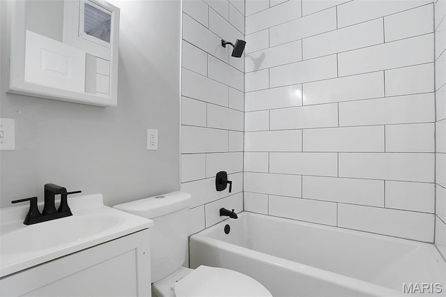 2205 S 11th St, Saint Louis, MO 63104 - full bathroom featuring bathtub / shower combination and vanity