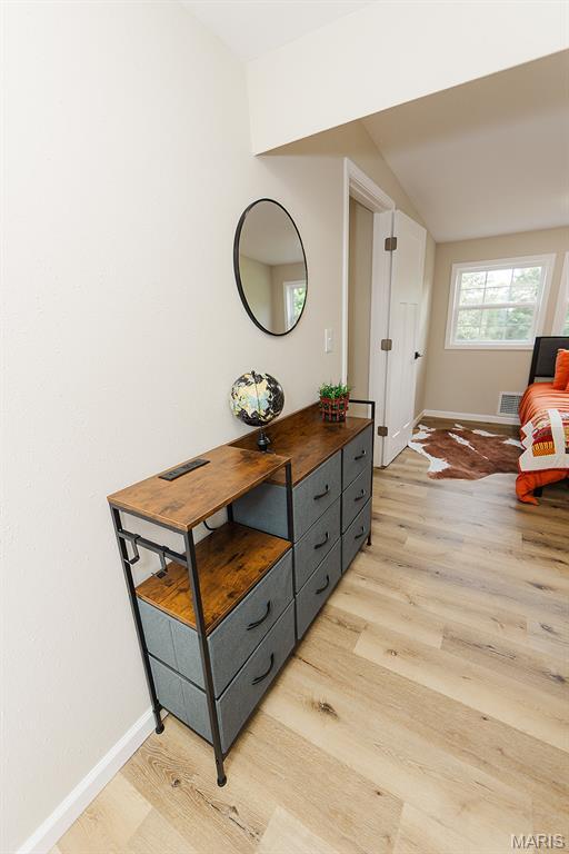 300 E 11th St, Salem, MO 65560 - hallway featuring light wood finished floors