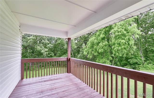 3989 Kim Kelly Dr, Harvester Township, MO 63304 - wooden deck featuring a yard