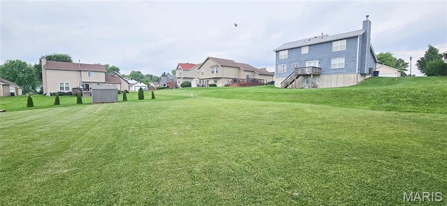 14417 Cape Charles Ct, Florissant, MO 63034 - view of grassy yard with a residential view