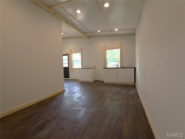 109 Preston St, Crocker, MO 65452 - spare room with recessed lighting and dark wood-style floors