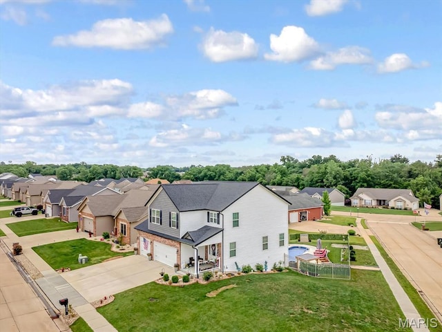 1050 Creekside Dr, Waterloo, IL 62298 - aerial view of residential area