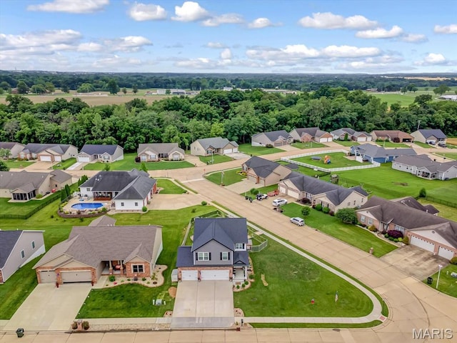 1050 Creekside Dr, Waterloo, IL 62298 - aerial view of residential area