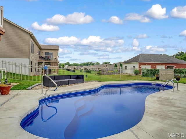 1050 Creekside Dr, Waterloo, IL 62298 - view of pool with a patio area