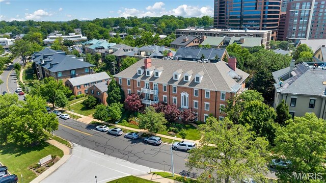 23 Topton Way Unit 2B, Clayton, MO 63105 - bird's eye view