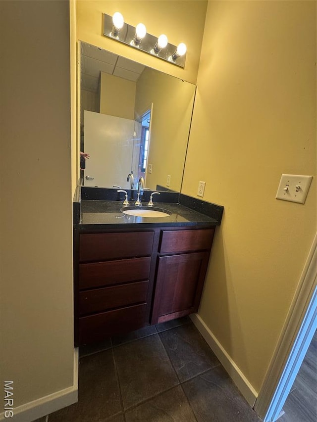 1520 Washington Ave Unit 617, Saint Louis, MO 63103 - bathroom featuring vanity and tile patterned flooring