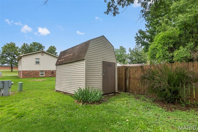 1004 Willow Ln, Sikeston, MO 63801 - view of shed featuring a fenced backyard