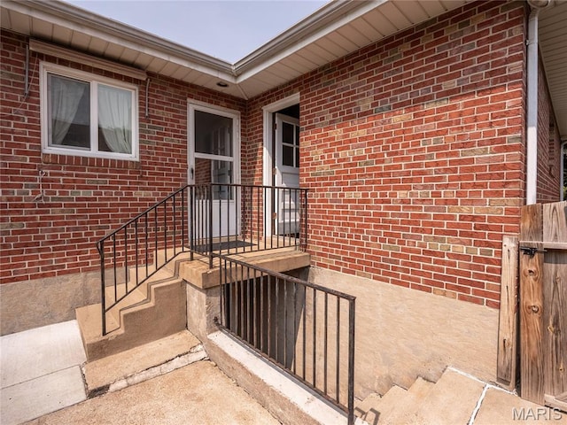 6417 Ruth Dr, Saint Louis, MO 63116 - entrance to property with brick siding