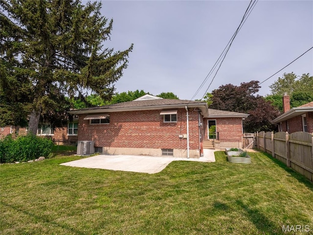 6417 Ruth Dr, Saint Louis, MO 63116 - rear view of property with a patio and brick siding